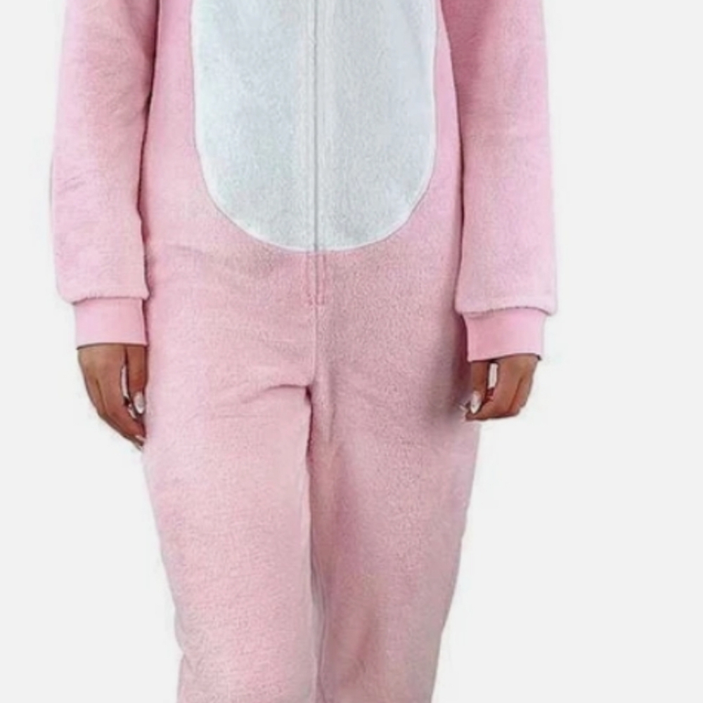 Pink Big Kid One Piece Pajamas 🩷🐰